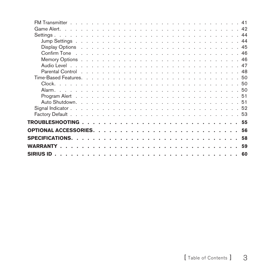 Sirius Satellite Radio Sirius Starmate 4 User Manual | Page 5 / 64