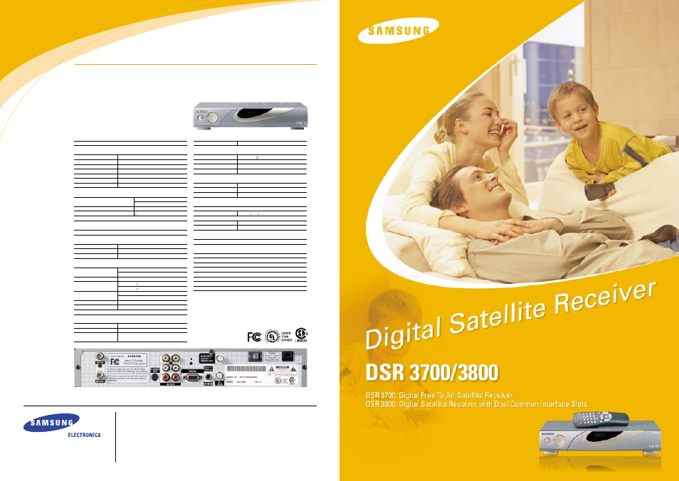 Sirius Satellite Radio DSR 3800 User Manual | 2 pages