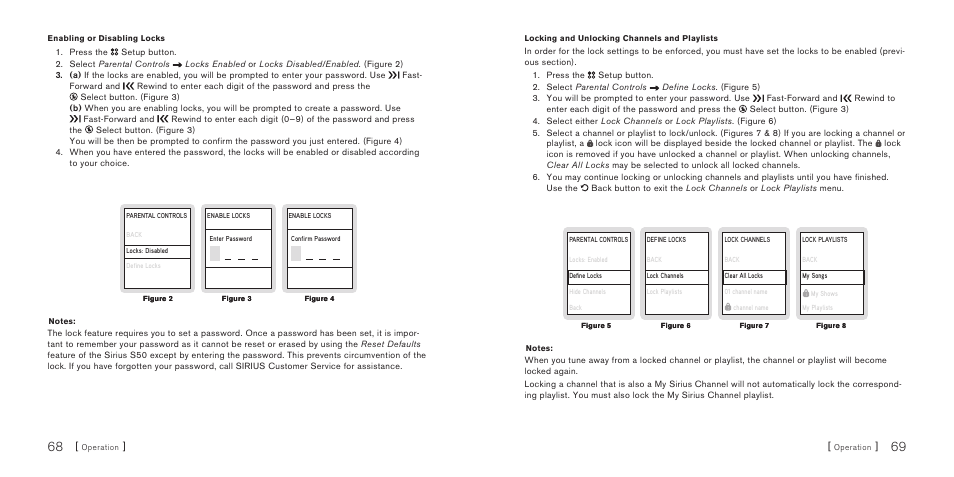 Sirius Satellite Radio S50 User Manual | Page 36 / 58