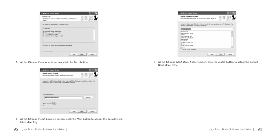 Sirius Satellite Radio S50 User Manual | Page 48 / 58