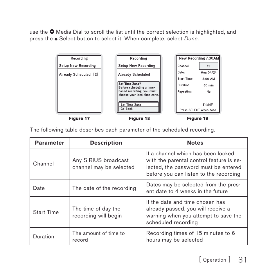 Sirius Satellite Radio stiletto-SLEX2 10/100 User Manual | Page 31 / 40