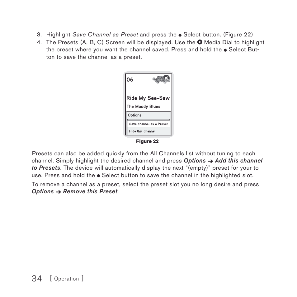 Sirius Satellite Radio stiletto-SLEX2 10/100 User Manual | Page 34 / 40