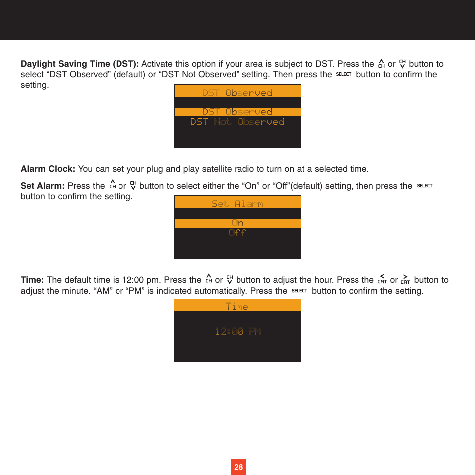 Sirius Satellite Radio XTR2CK User Manual | Page 32 / 44