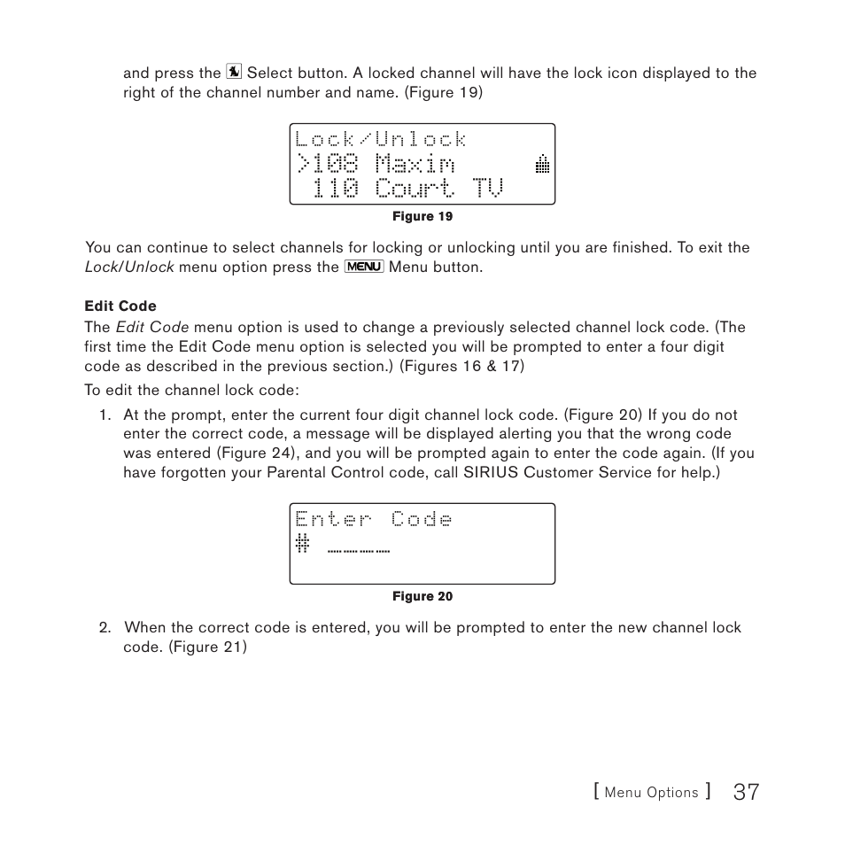 Sirius Satellite Radio SV3TK1C User Manual | Page 39 / 48