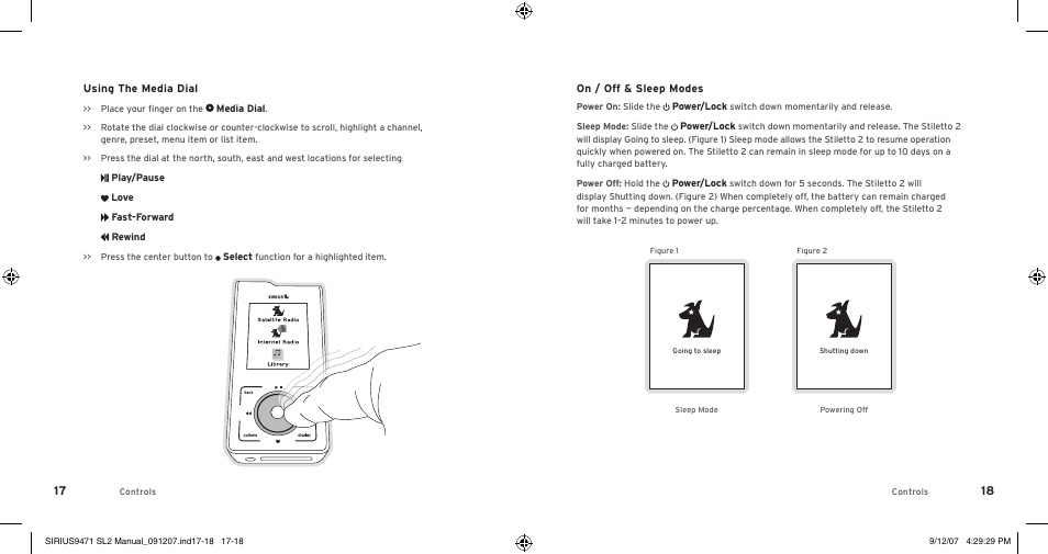Sirius Satellite Radio Stiletto 2 SL2UG022508 User Manual | Page 11 / 54