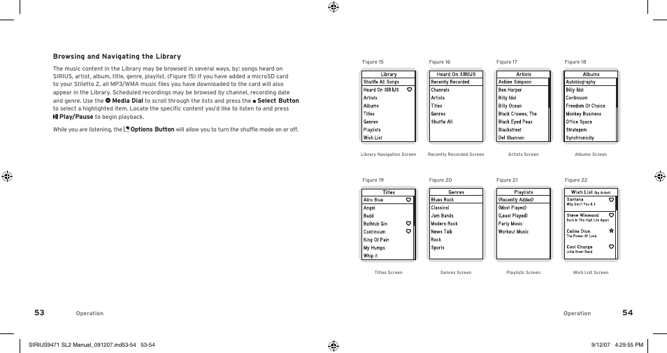 Sirius Satellite Radio Stiletto 2 SL2UG022508 User Manual | Page 29 / 54