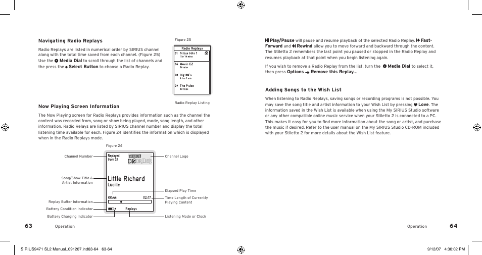 Sirius Satellite Radio Stiletto 2 SL2UG022508 User Manual | Page 34 / 54
