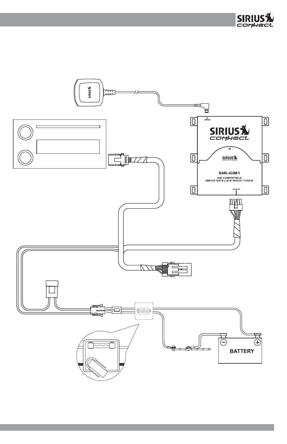 Sirius Satellite Radio SIR-GM1 User Manual | Page 9 / 14