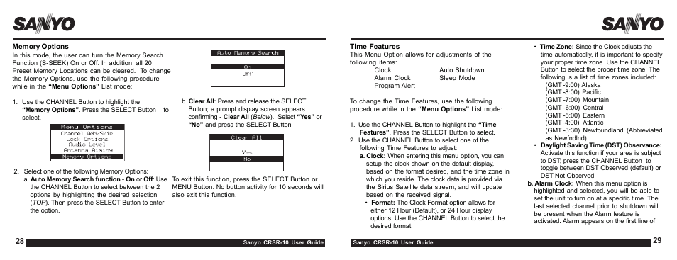 Sirius Satellite Radio SIRIUS STILETTO 10 User Manual | Page 15 / 20