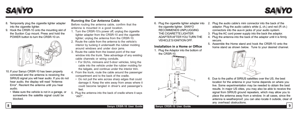 Sirius Satellite Radio SIRIUS STILETTO 10 User Manual | Page 5 / 20