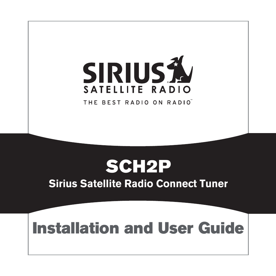 Sirius Satellite Radio SCH2P User Manual | 32 pages