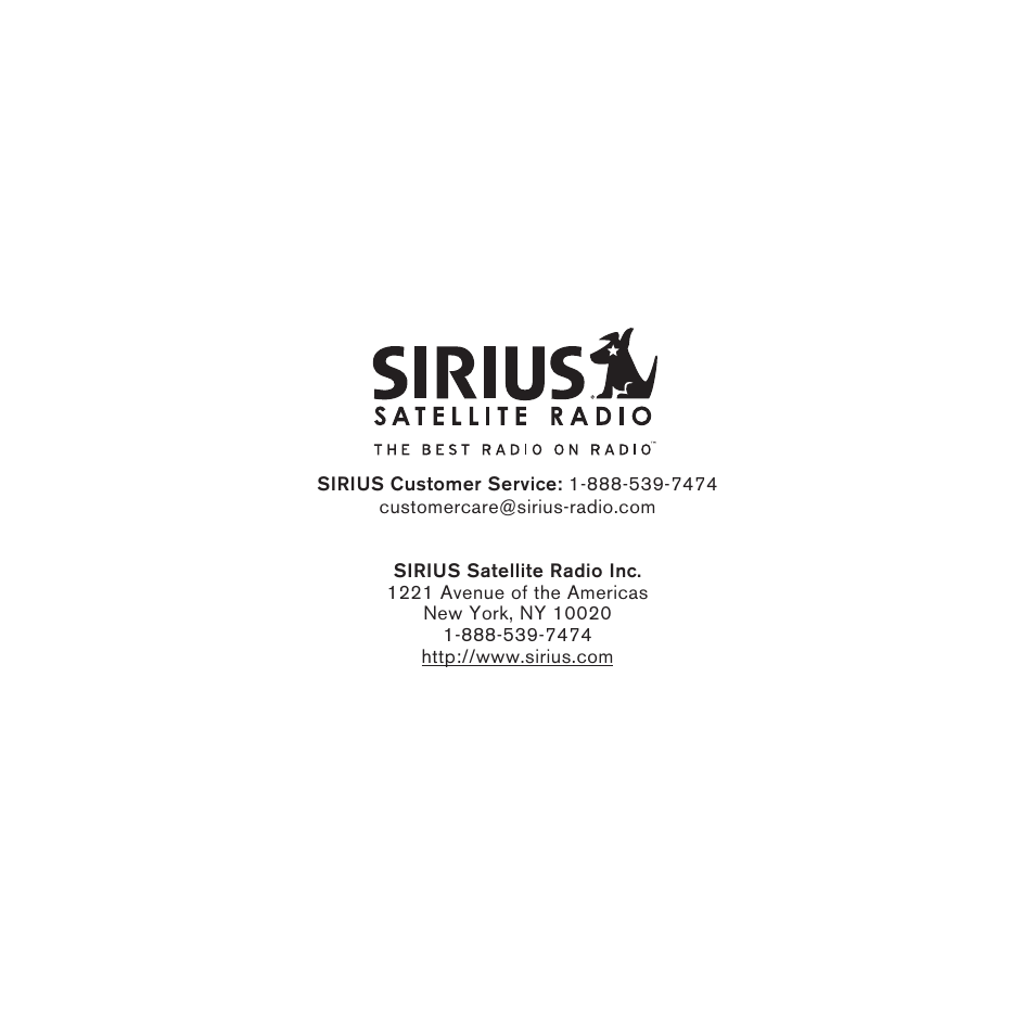Sirius Satellite Radio SCH2P User Manual | Page 31 / 32