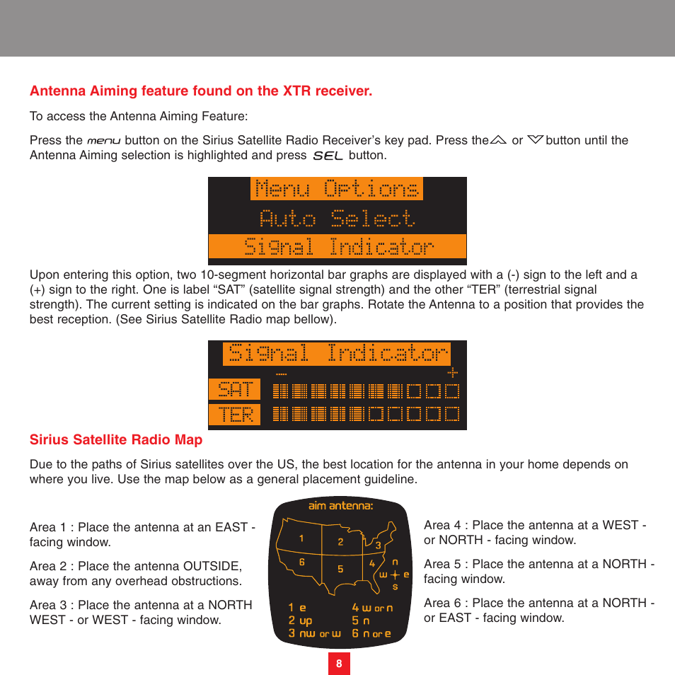 Sirius Satellite Radio XS075 User Manual | Page 13 / 20