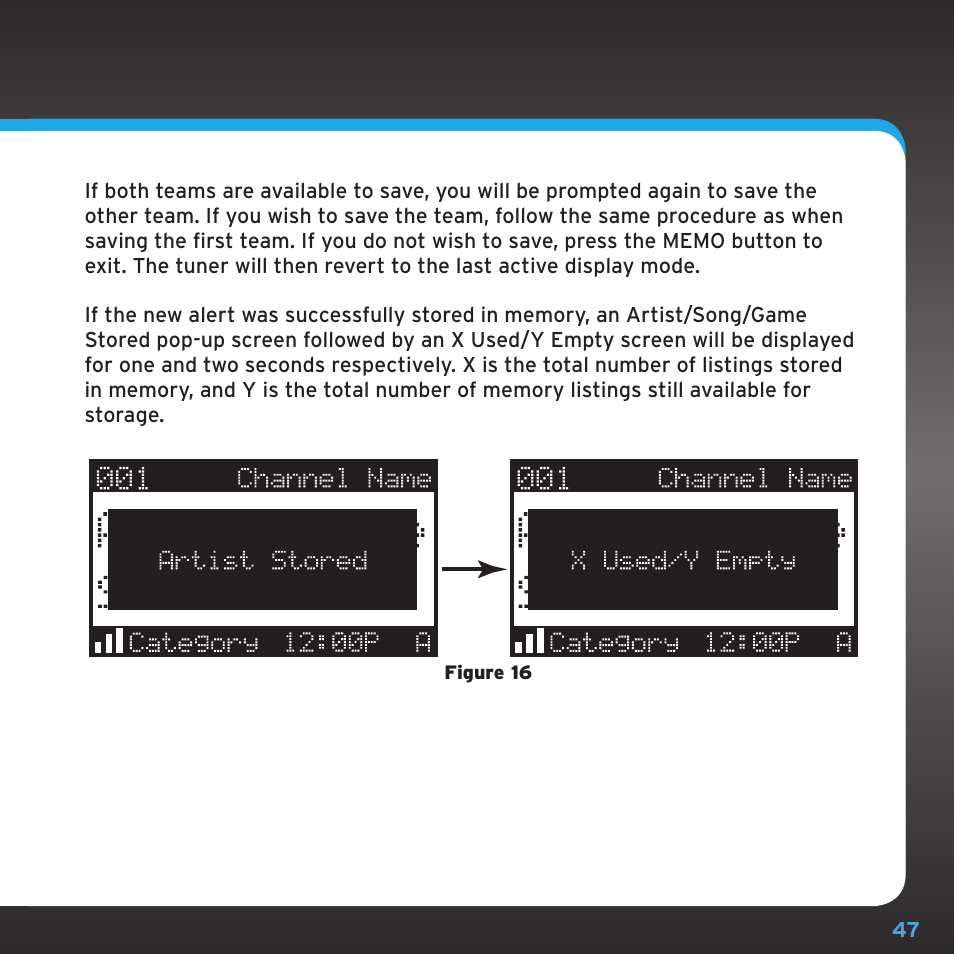 Sirius Satellite Radio SRH2000 User Manual | Page 47 / 98