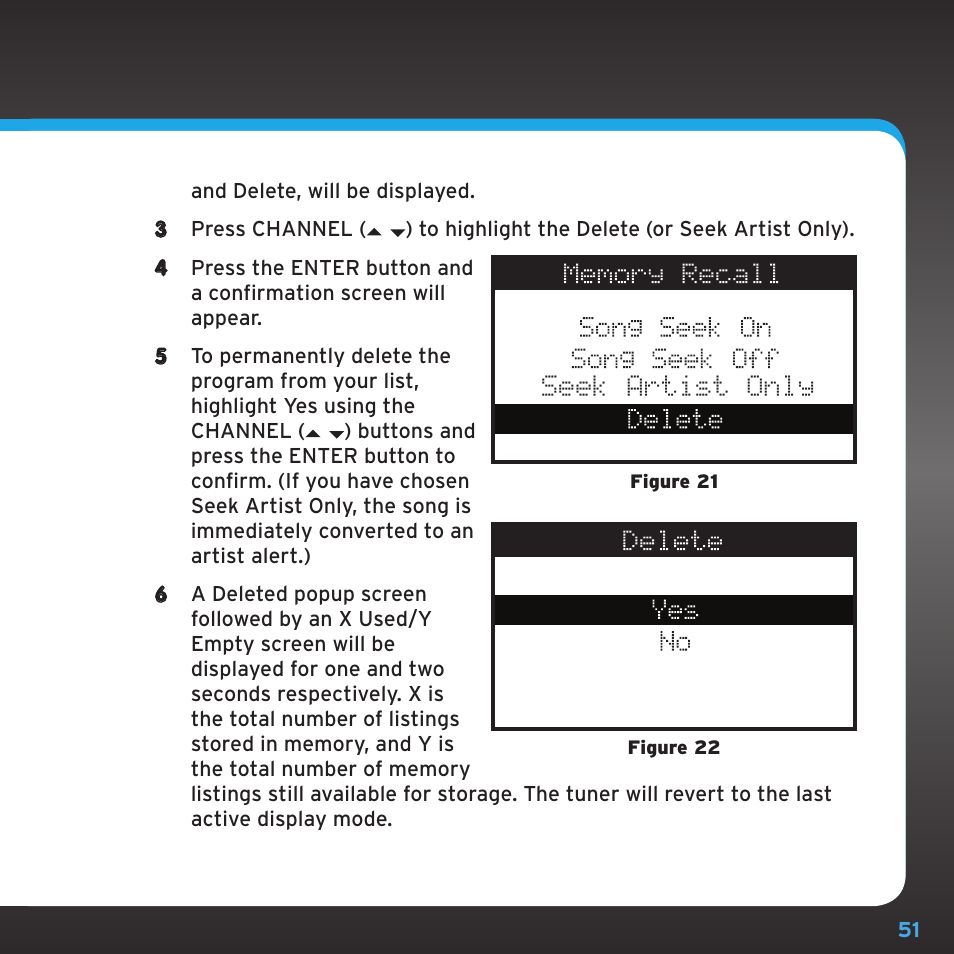 Sirius Satellite Radio SRH2000 User Manual | Page 51 / 98