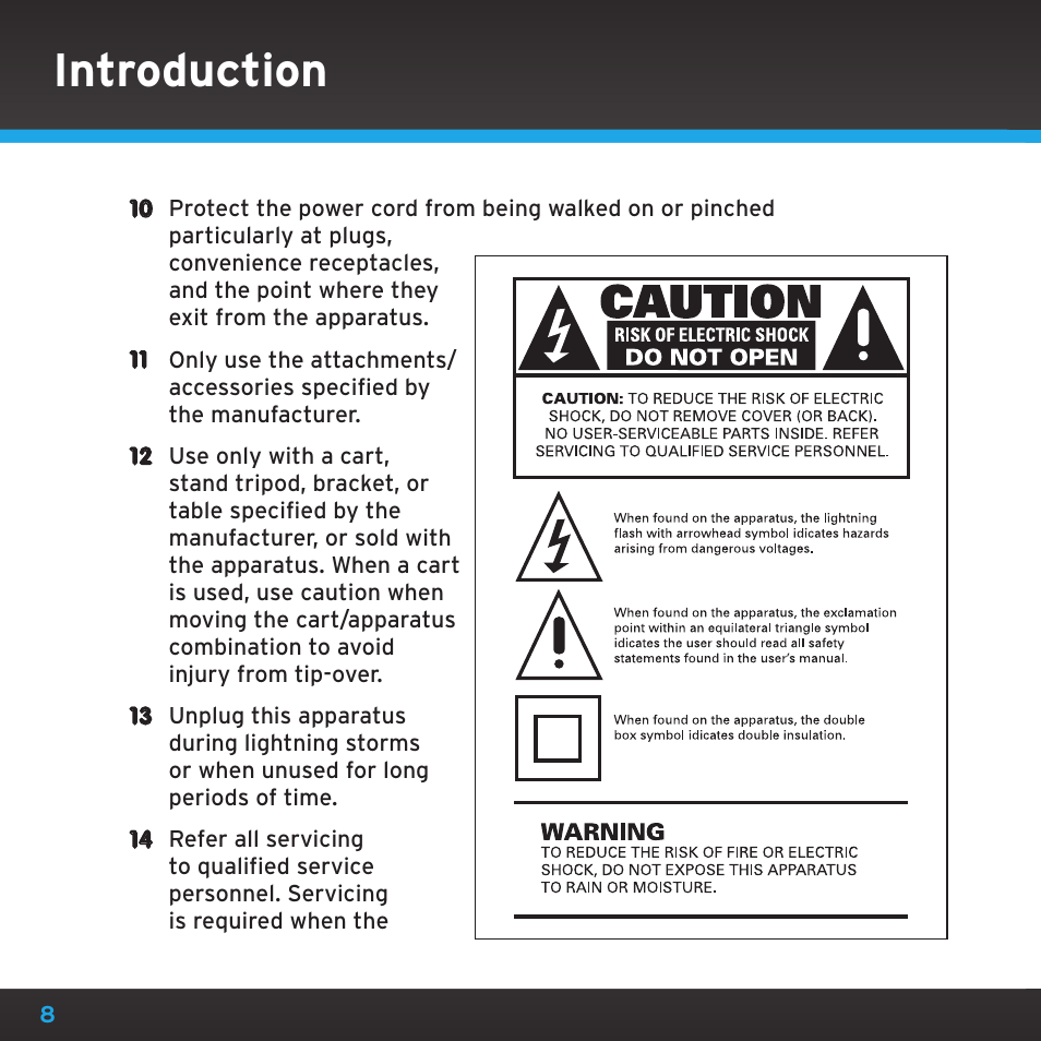 Introduction | Sirius Satellite Radio SRH2000 User Manual | Page 8 / 98