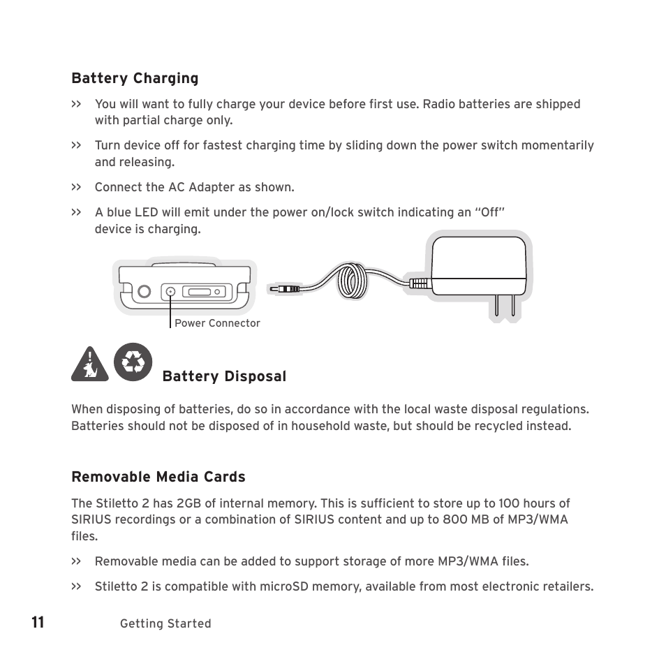 Sirius Satellite Radio SIRIUS STILETTO 2 Model SLV2 User Manual | Page 14 / 144