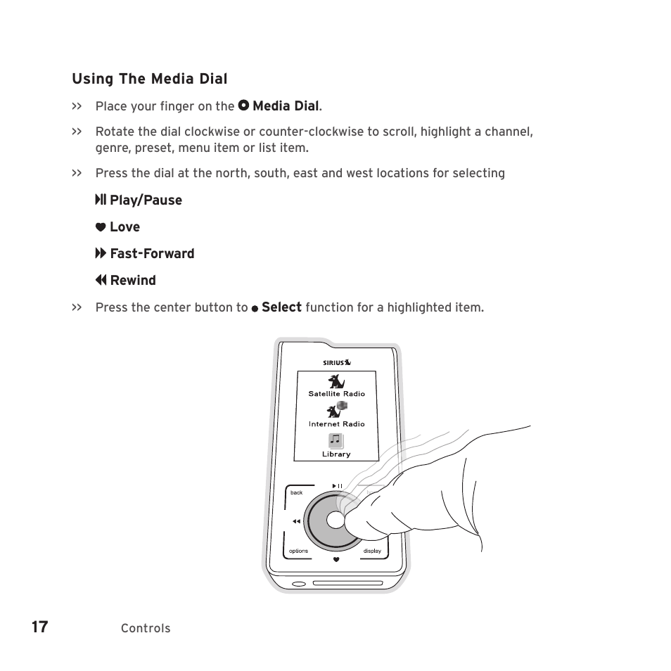 Sirius Satellite Radio SIRIUS STILETTO 2 Model SLV2 User Manual | Page 20 / 144