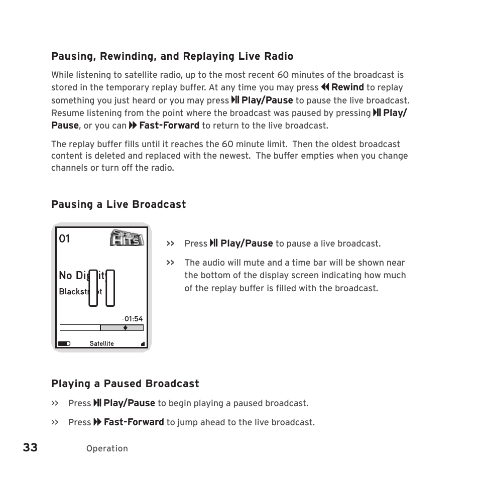 Sirius Satellite Radio SIRIUS STILETTO 2 Model SLV2 User Manual | Page 36 / 144