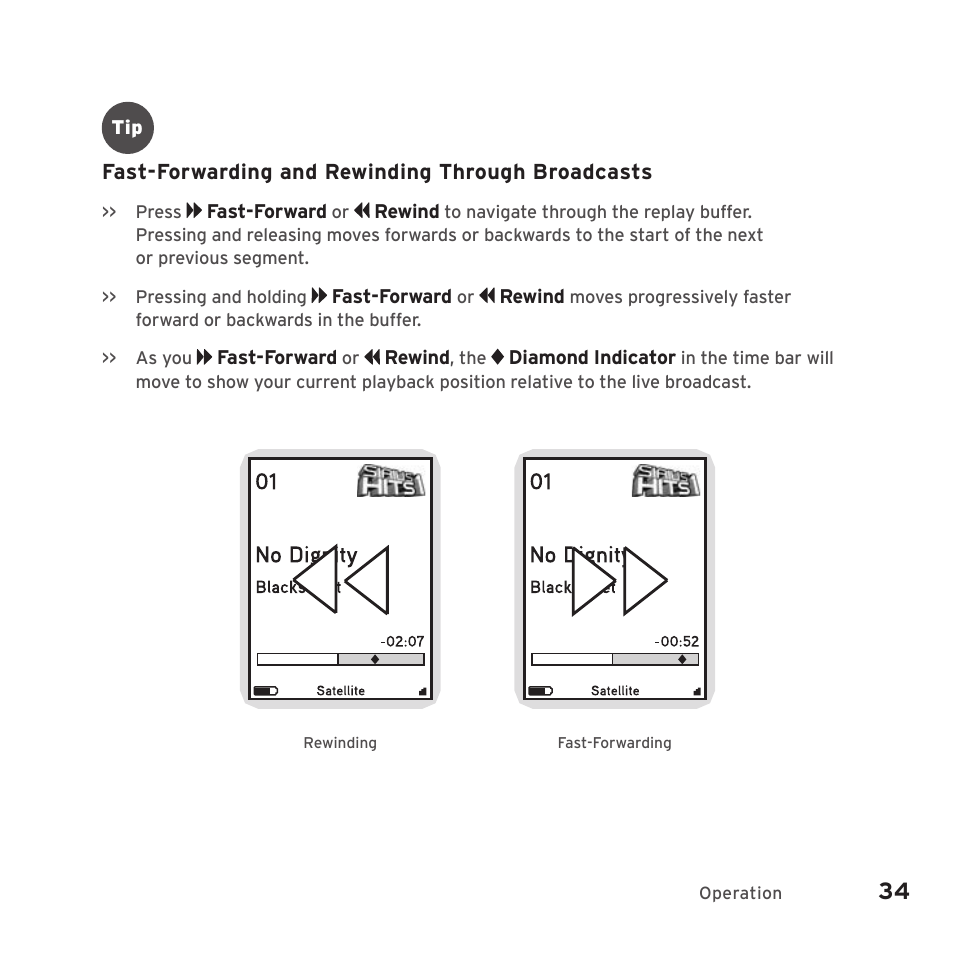 Sirius Satellite Radio SIRIUS STILETTO 2 Model SLV2 User Manual | Page 37 / 144