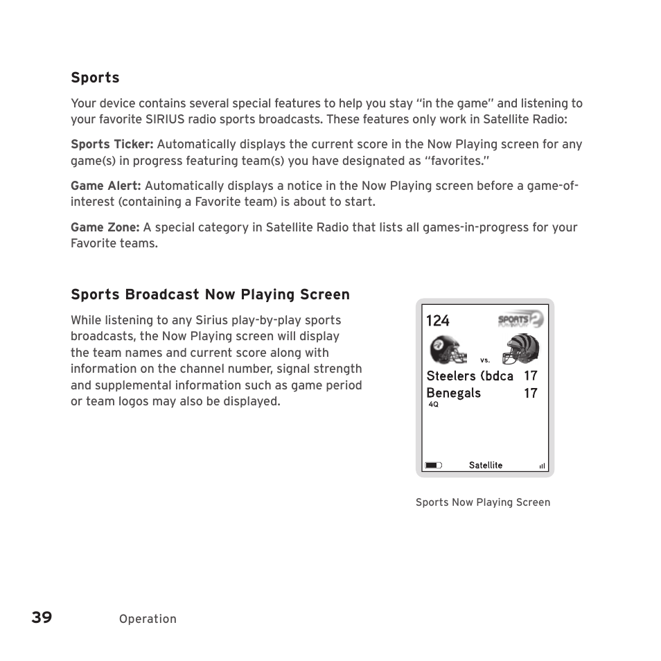 Sirius Satellite Radio SIRIUS STILETTO 2 Model SLV2 User Manual | Page 42 / 144