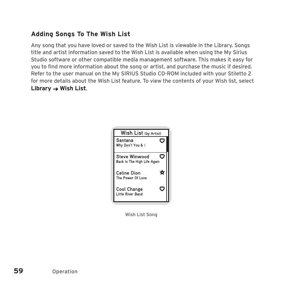 Sirius Satellite Radio SIRIUS STILETTO 2 Model SLV2 User Manual | Page 62 / 144