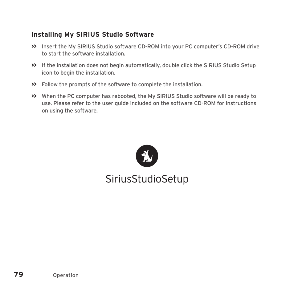 Sirius Satellite Radio SIRIUS STILETTO 2 Model SLV2 User Manual | Page 82 / 144