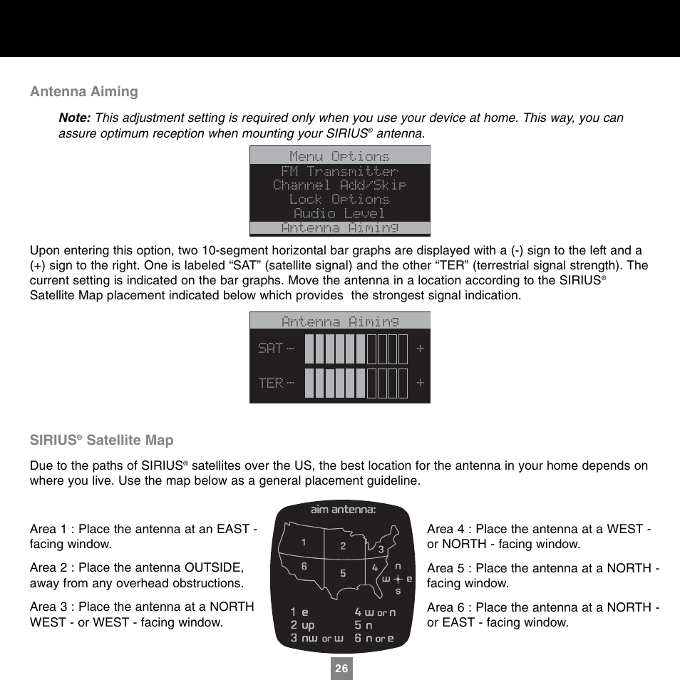 Sirius Satellite Radio XTR1 User Manual | Page 30 / 44