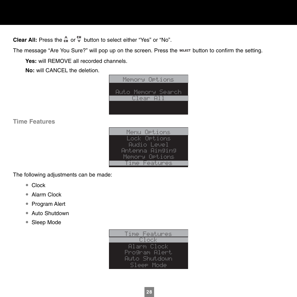 Sirius Satellite Radio XTR1 User Manual | Page 32 / 44