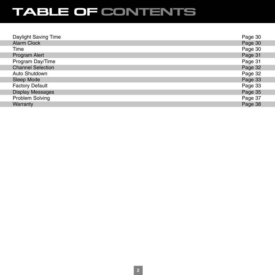 Sirius Satellite Radio XTR1 User Manual | Page 6 / 44