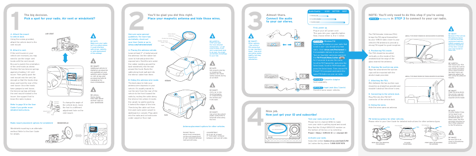 Sirius Satellite Radio SIRIUS S50 (S50) User Manual | Page 2 / 2