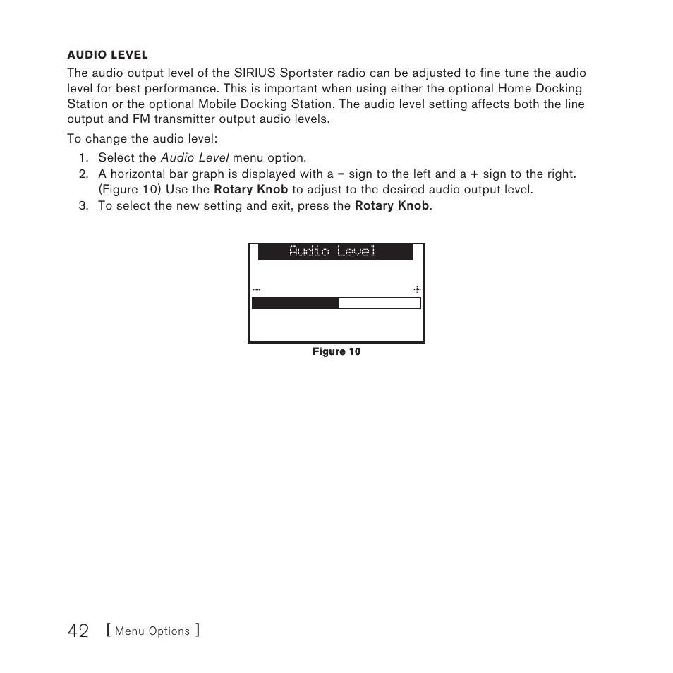 Sirius Satellite Radio SP3 User Manual | Page 42 / 58