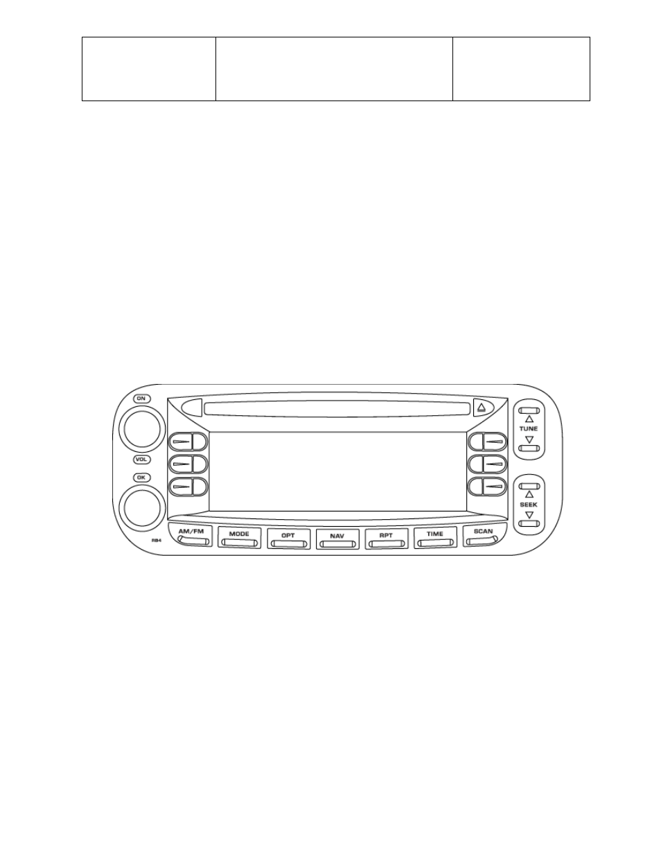 Sirius Satellite Radio Chrysler Radio Navigation System RB4 User Manual | 86 pages