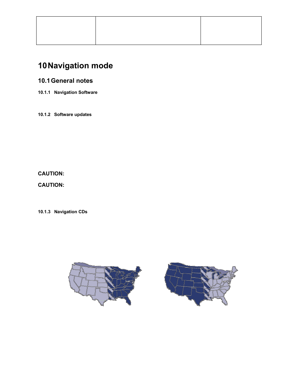 10 navigation mode | Sirius Satellite Radio Chrysler Radio Navigation System RB4 User Manual | Page 50 / 86