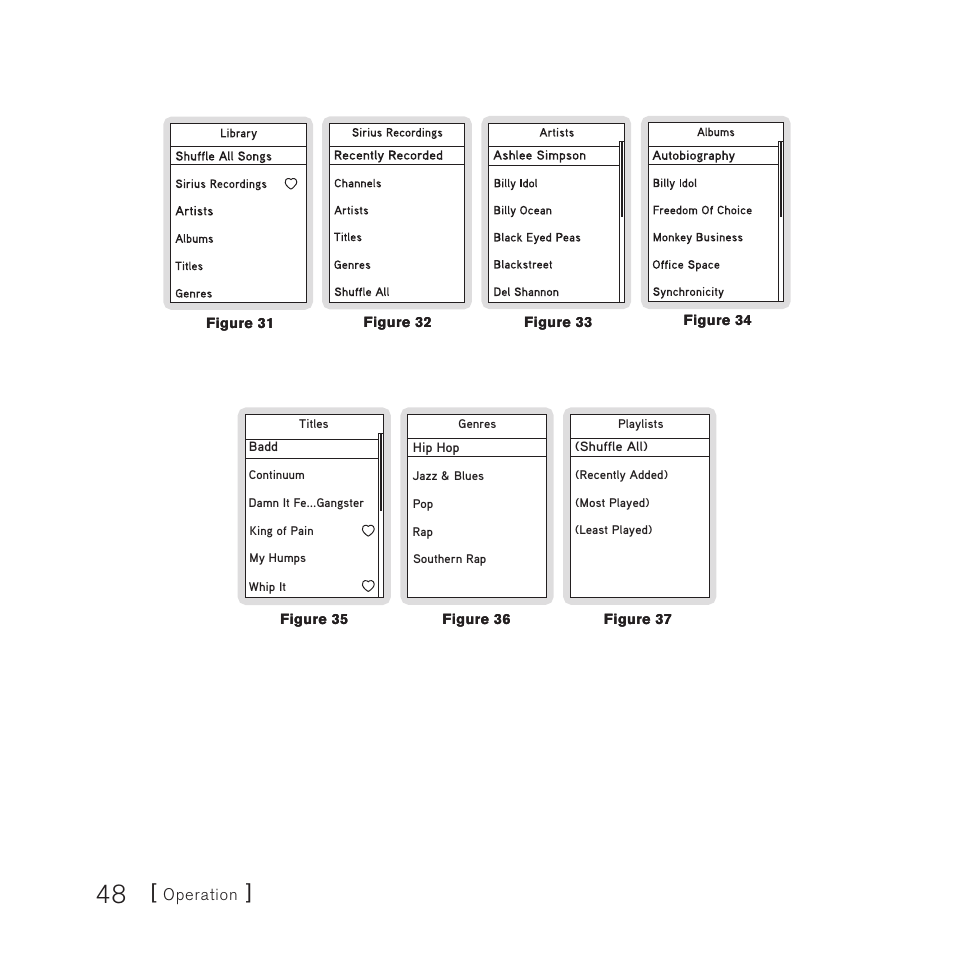 Sirius Satellite Radio SlV1 User Manual | Page 50 / 88