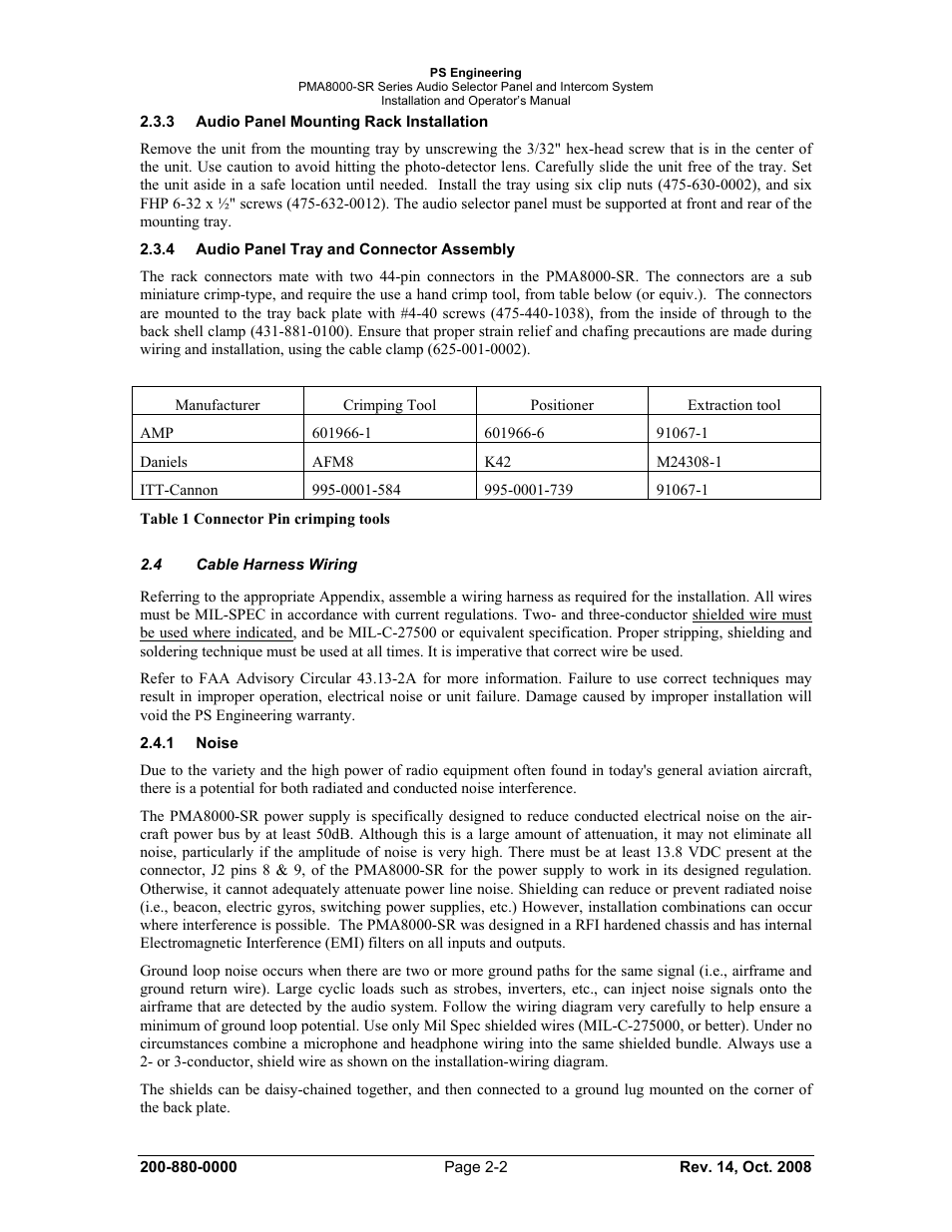 PS Engineering PMA8000-SR with Built-In SIRIUS Satellite Radio User Manual | Page 10 / 39
