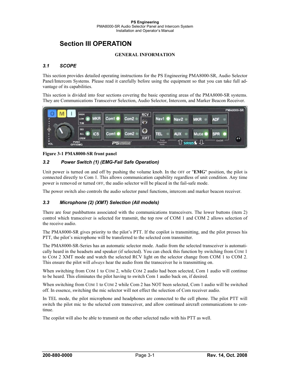 PS Engineering PMA8000-SR with Built-In SIRIUS Satellite Radio User Manual | Page 24 / 39