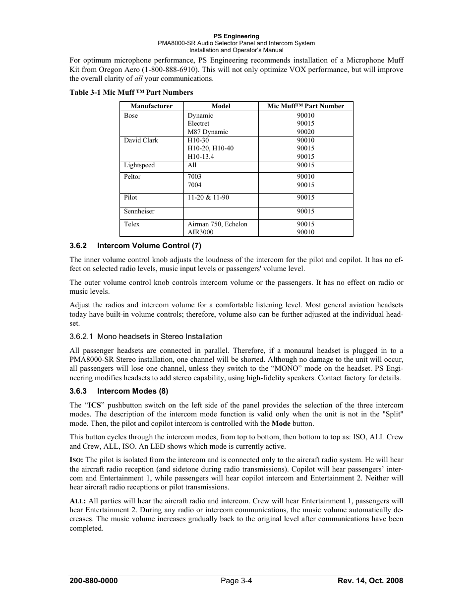 PS Engineering PMA8000-SR with Built-In SIRIUS Satellite Radio User Manual | Page 27 / 39