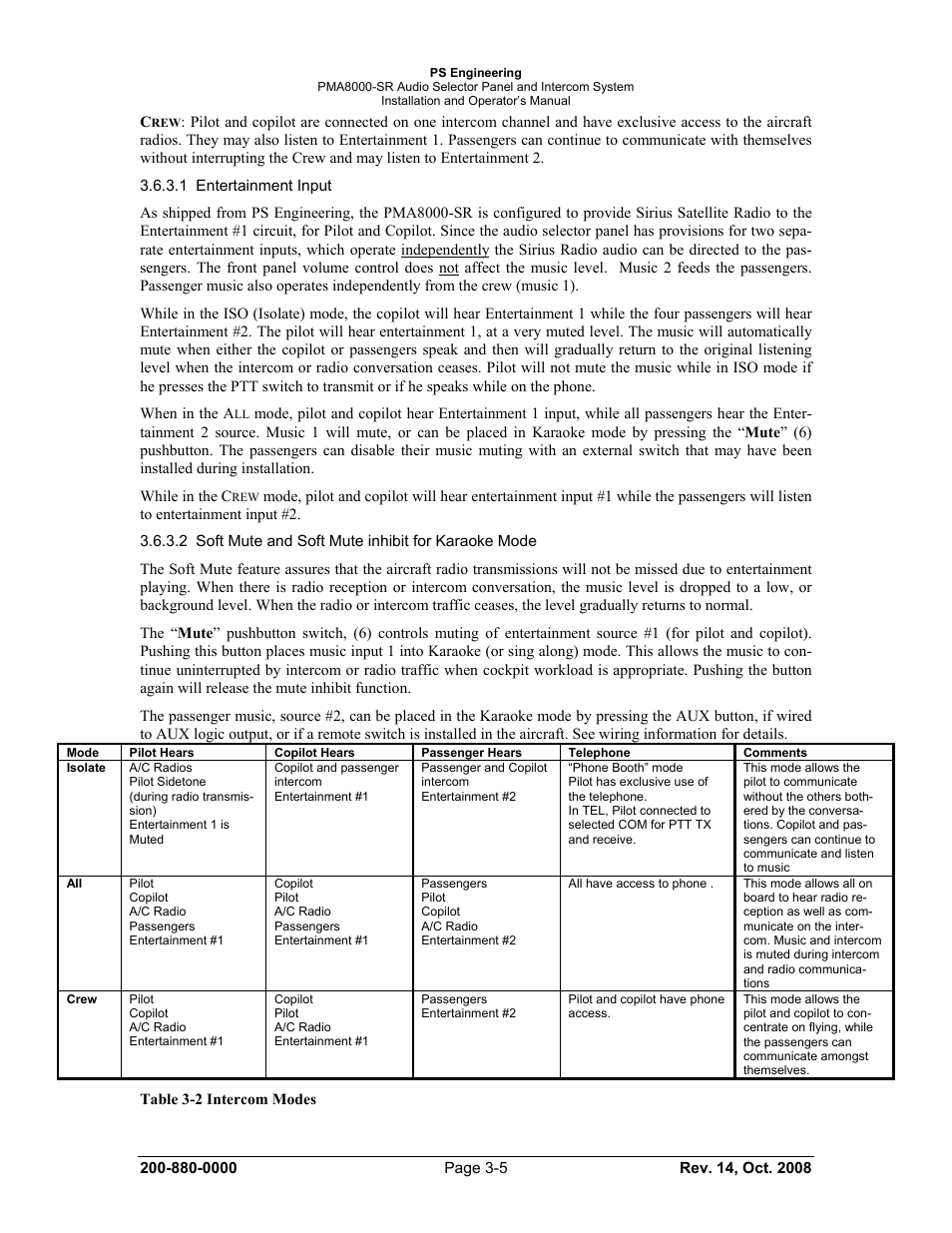 PS Engineering PMA8000-SR with Built-In SIRIUS Satellite Radio User Manual | Page 28 / 39