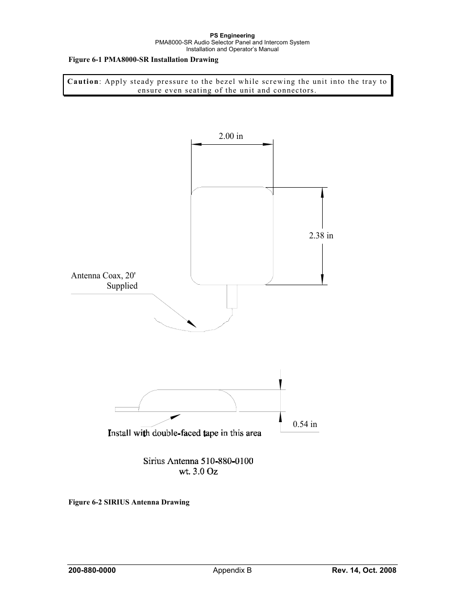 PS Engineering PMA8000-SR with Built-In SIRIUS Satellite Radio User Manual | Page 35 / 39