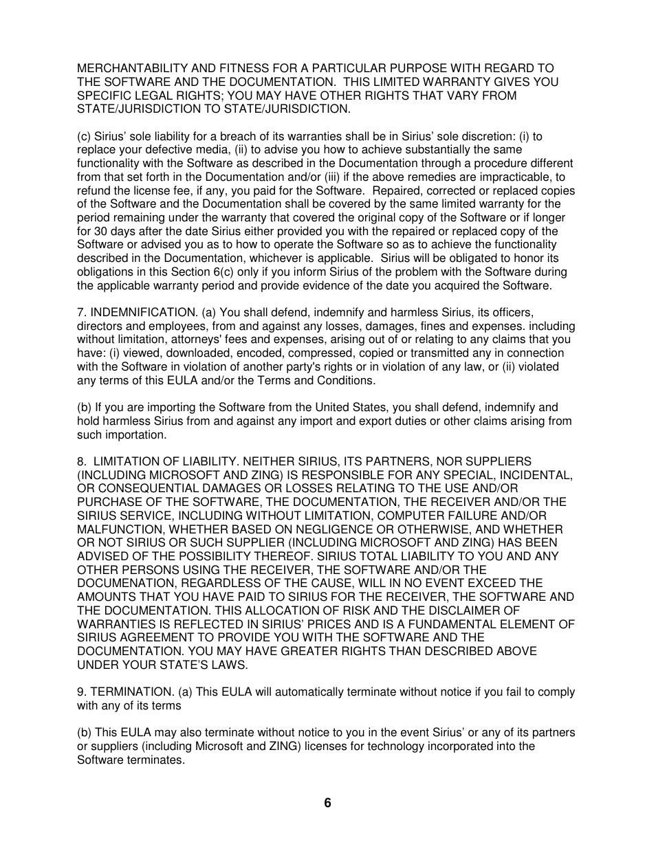 Sirius Satellite Radio SIRIUS STILETTO 100 User Manual | Page 113 / 155