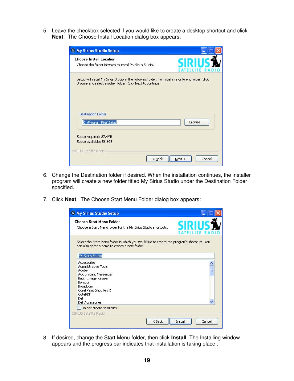 Sirius Satellite Radio SIRIUS STILETTO 100 User Manual | Page 126 / 155