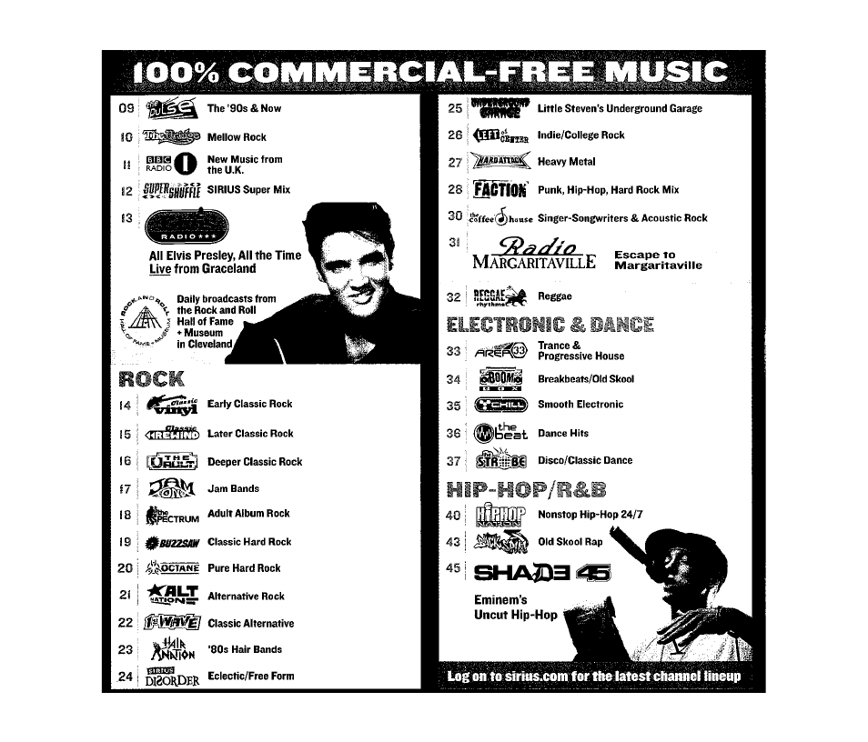 Sirius Satellite Radio SIRIUS STILETTO 100 User Manual | Page 151 / 155