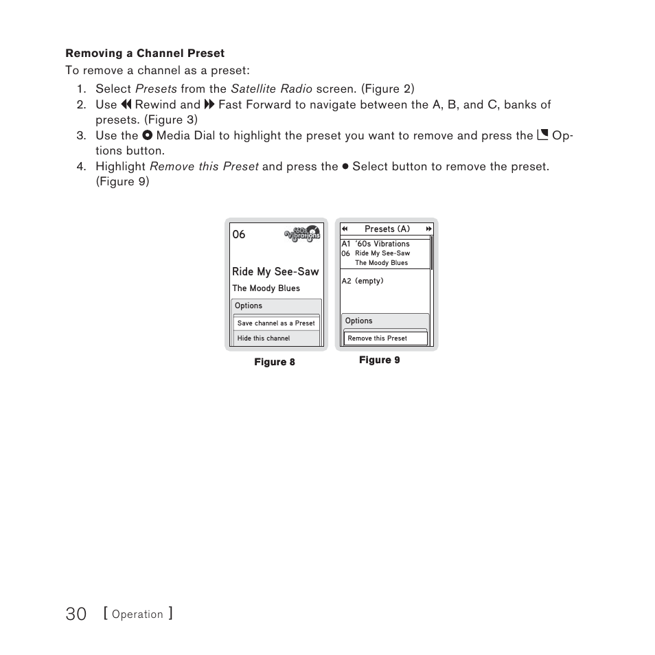 Sirius Satellite Radio SIRIUS STILETTO 100 User Manual | Page 30 / 155