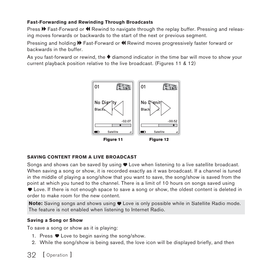 Sirius Satellite Radio SIRIUS STILETTO 100 User Manual | Page 32 / 155