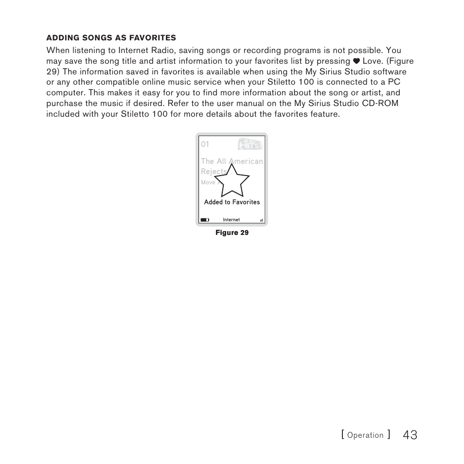 Sirius Satellite Radio SIRIUS STILETTO 100 User Manual | Page 43 / 155