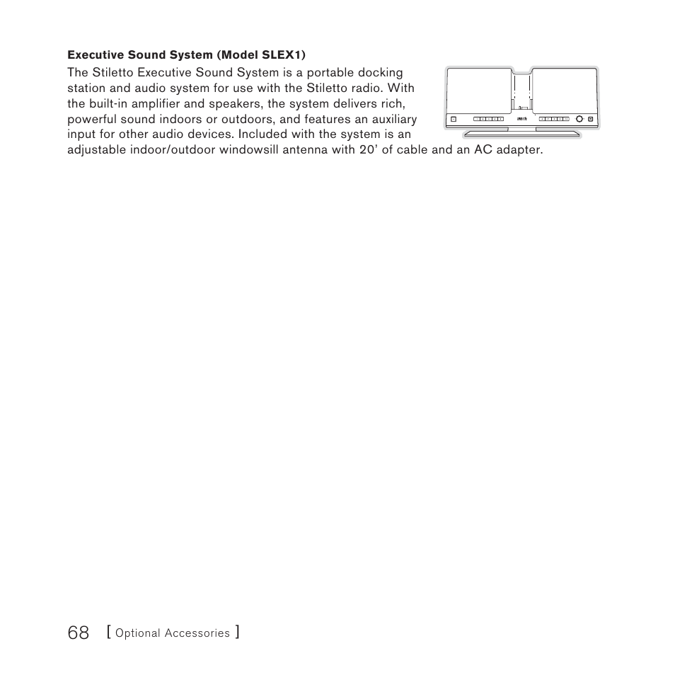 Sirius Satellite Radio SIRIUS STILETTO 100 User Manual | Page 68 / 155