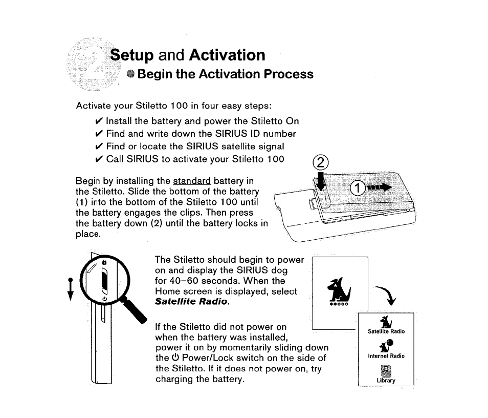 Sirius Satellite Radio SIRIUS STILETTO 100 User Manual | Page 91 / 155
