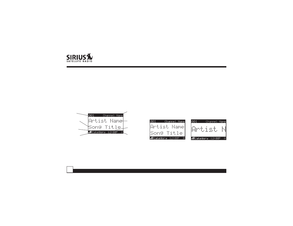 Sirius Satellite Radio SPR2C User Manual | Page 10 / 46