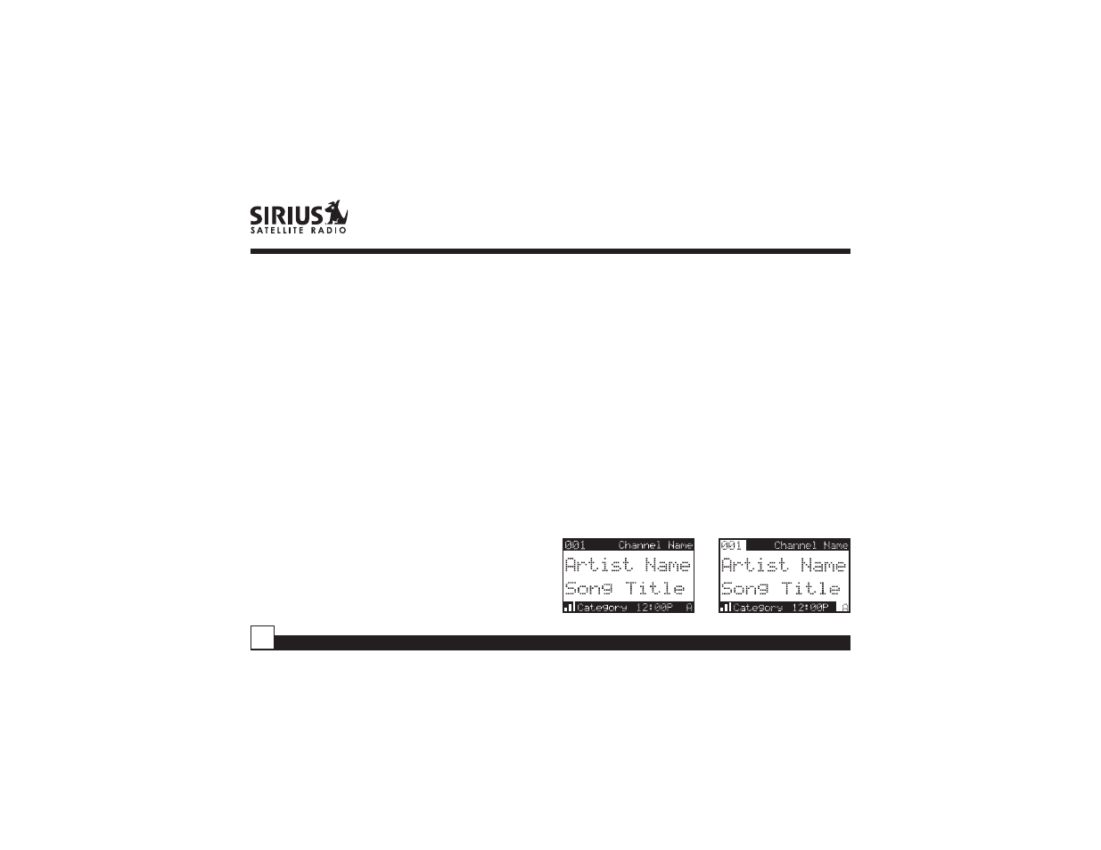 Sirius Satellite Radio SPR2C User Manual | Page 14 / 46